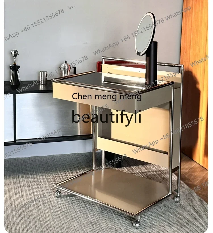 Dresser bedroom simple modern mobile c-type sofa side few makeup table bedside table
Dresser bedroom simple modern mobile c-type sofa side few makeup table bedside table