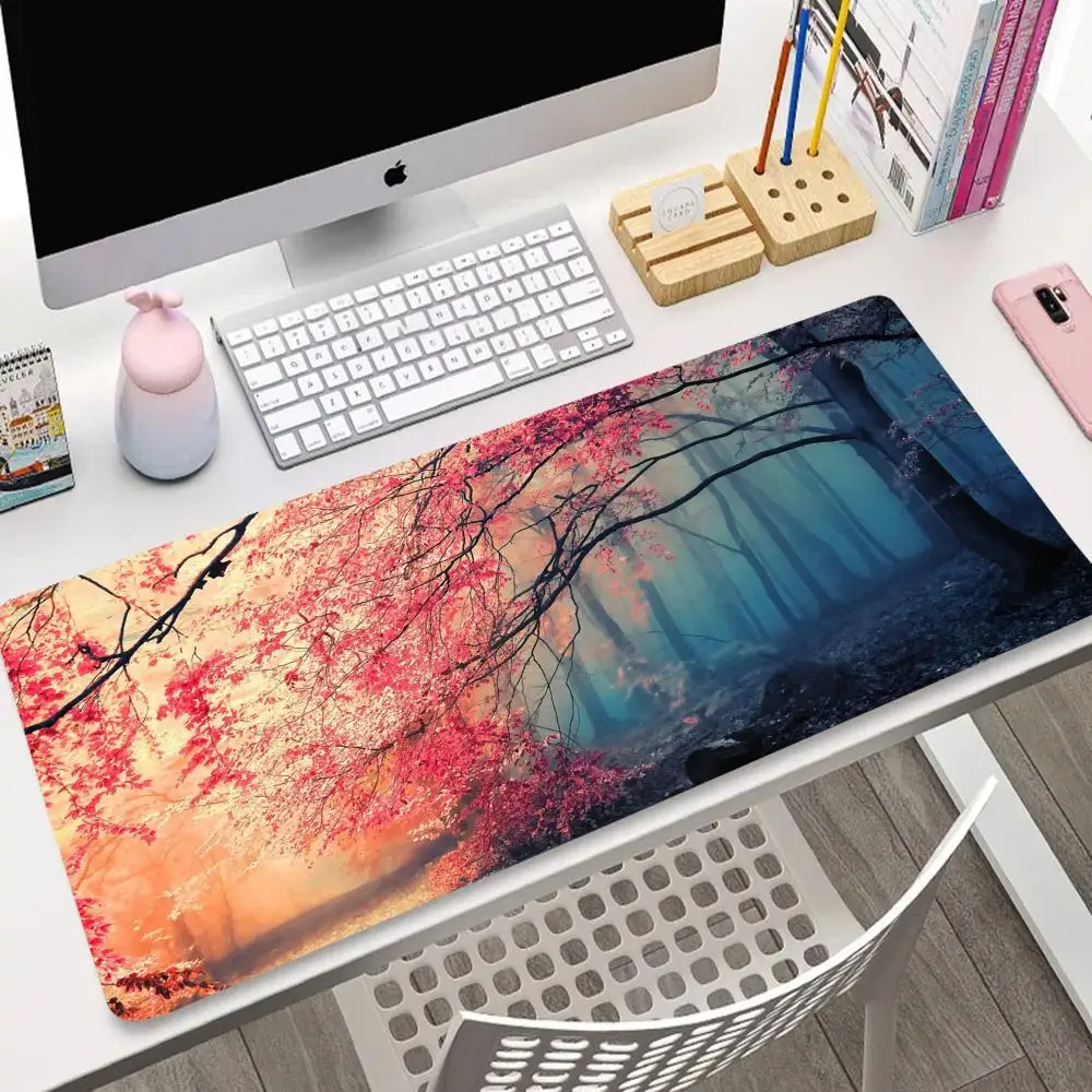 Cherry blossom scenery mousepad art washable game Mechanical keyboard pad Multi-model office accessories plus long desk mat XXL
Cherry blossom scenery mousepad art washable game Mechanical keyboard pad Multi-model office accessories plus long desk mat XXL