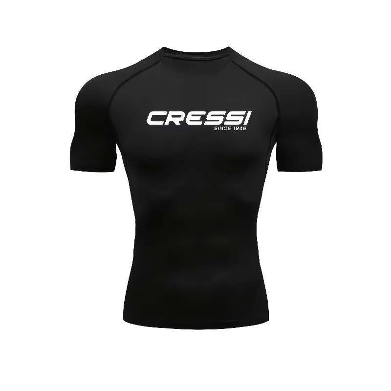 Men's Fitness T-shirt Gym Compression Sportswear Quick-dry Breathable Sports Tops Training Elastic Sweat-Absorbent Fitness Suit
Men's Fitness T-shirt Gym Compression Sportswear Quick-dry Breathable Sports Tops Training Elastic Sweat-Absorbent Fitness Suit