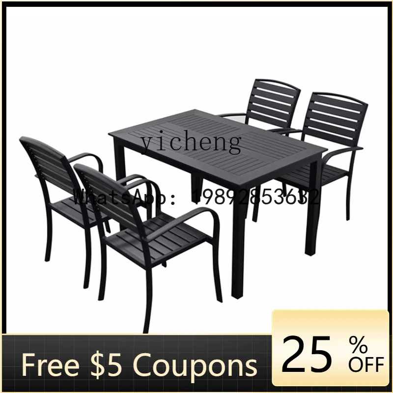 LYY Outdoor Desk-Chair Set Plastic Wood Balcony Milk Tea Shop Coffee Shop Waterproof and Sun Protection Tables and Chairs
LYY Outdoor Desk-Chair Set Plastic Wood Balcony Milk Tea Shop Coffee Shop Waterproof and Sun Protection Tables and Chairs