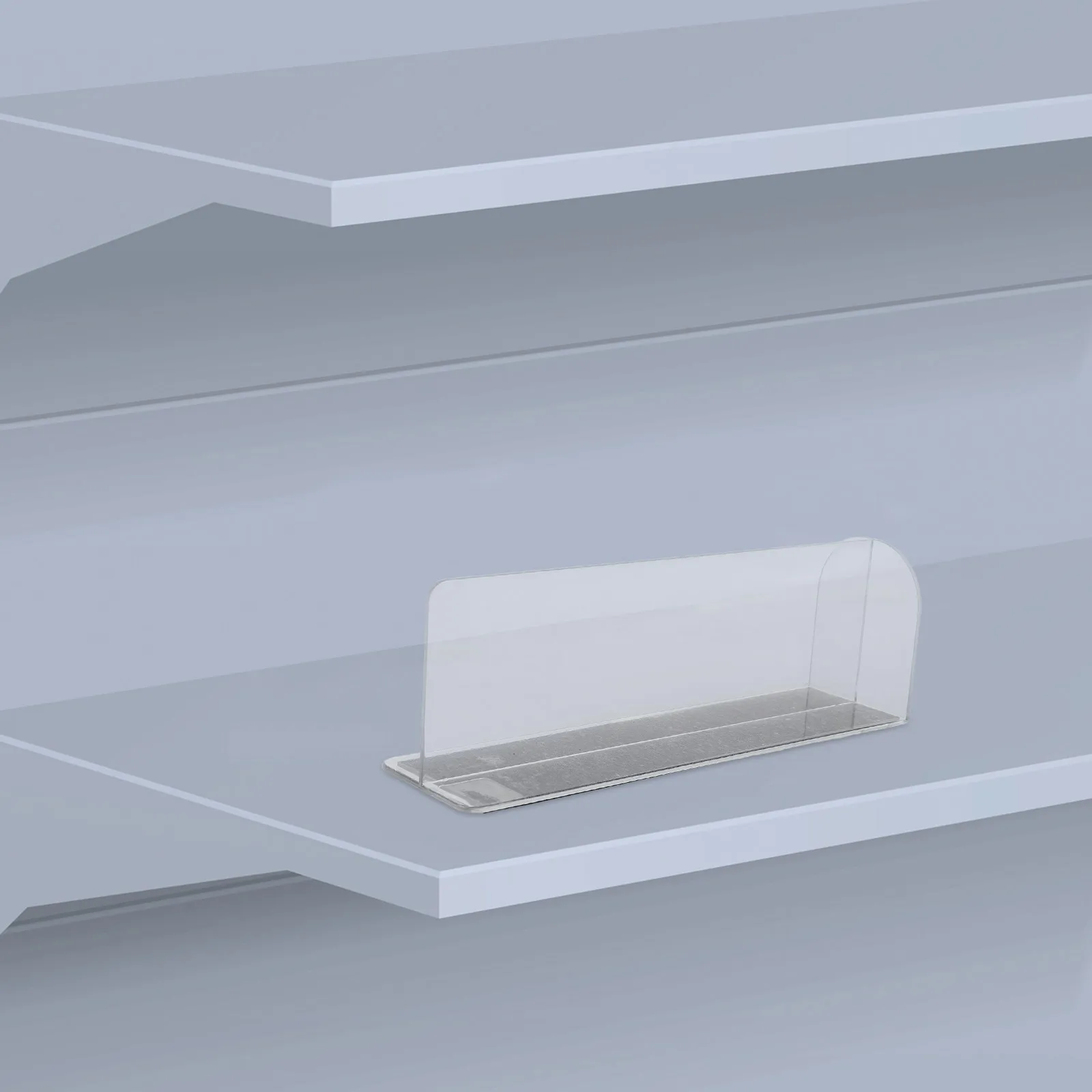 Shelf Separators Spacer Shelves Supermarket Store Partition Baffle Transparent Commodity Divider
Shelf Separators Spacer Shelves Supermarket Store Partition Baffle Transparent Commodity Divider