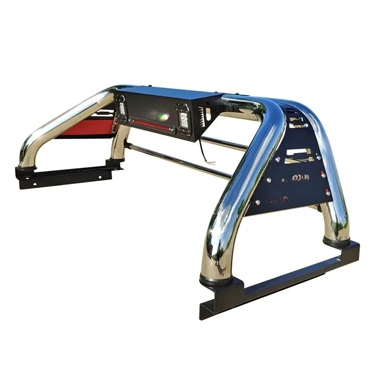 New Style 4X4 Stainless Steel Roll Bar With LED Light for 2016-2021 Hilux
New Style 4X4 Stainless Steel Roll Bar With LED Light for 2016-2021 Hilux