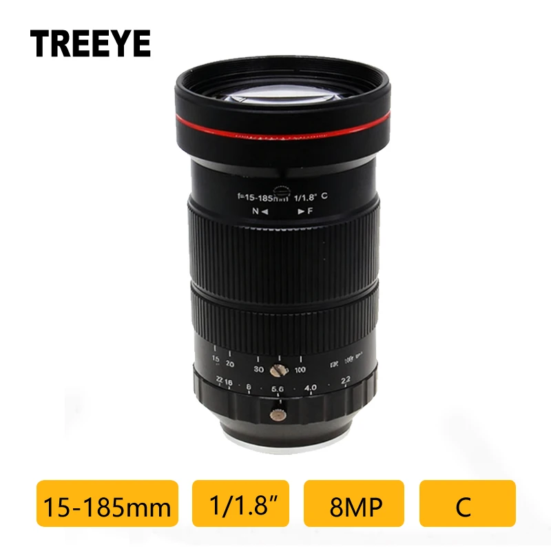HD 4K 8MP 15-185mm Varifocal C Lens 1/1.8" FA CCTV Lens Manual Zoom Iris Video Surveillance Camera Industrial Lens Accessories
HD 4K 8MP 15-185mm Varifocal C Lens 1/1.8" FA CCTV Lens Manual Zoom Iris Video Surveillance Camera Industrial Lens Accessories