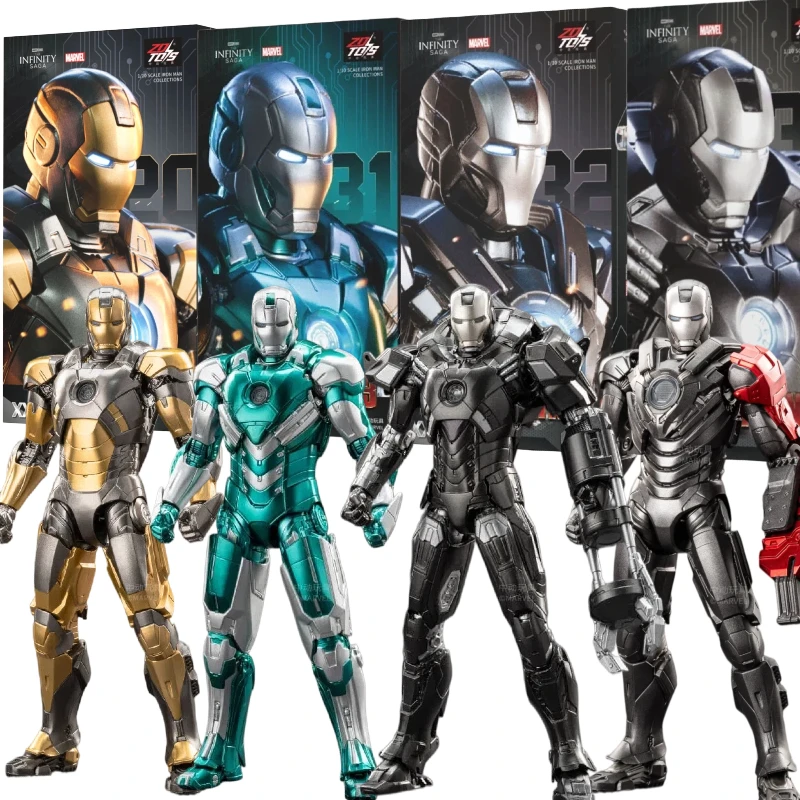 ZD Toys Iron Man Tony Stark Joint Movable Model MK31 MK32 MK34 MK20 Python Piston Romeo Southpaw Collection Action Figure Gifts
ZD Toys Iron Man Tony Stark Joint Movable Model MK31 MK32 MK34 MK20 Python Piston Romeo Southpaw Collection Action Figure Gifts