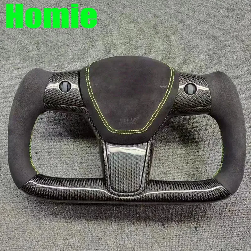 High Quality Carbon Fiber YOKE Steering Wheel Heating Or No Heating For Tesla Model 3 Model Y 2017 2018 2019 2020 2021 2022 2023
High Quality Carbon Fiber YOKE Steering Wheel Heating Or No Heating For Tesla Model 3 Model Y 2017 2018 2019 2020 2021 2022 2023