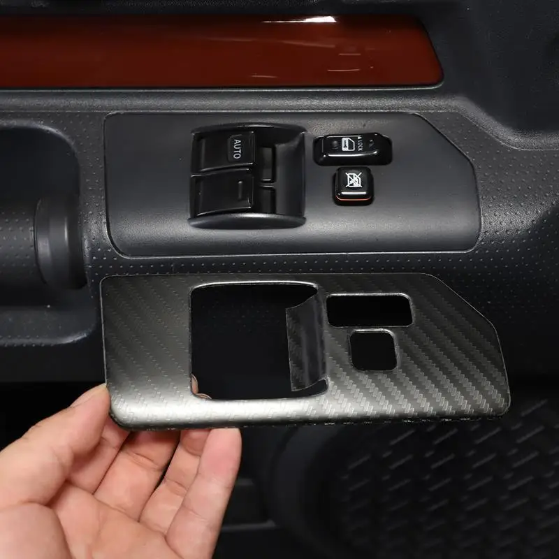For Toyota FJ Cruiser 2007-2021 Car styling Stainless Steel Car Window Glass Lift Button Switch Frame Cover Trim Car Accessories
For Toyota FJ Cruiser 2007-2021 Car styling Stainless Steel Car Window Glass Lift Button Switch Frame Cover Trim Car Accessories