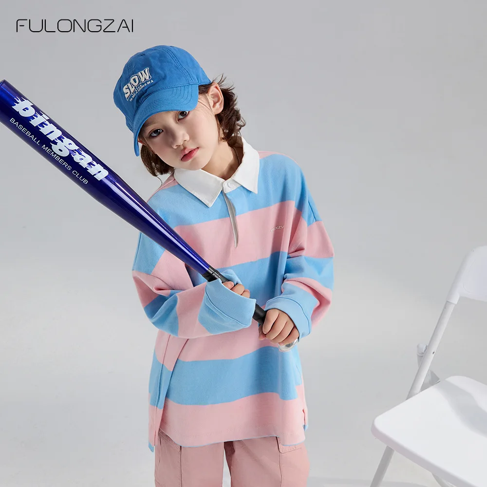 Kid Hoodie Top Children Clothing 2024 Autumn Boys and Girls New Medium Kid Loose Children Fashion Leisure Striped Pink Shirt
Kid Hoodie Top Children Clothing 2024 Autumn Boys and Girls New Medium Kid Loose Children Fashion Leisure Striped Pink Shirt