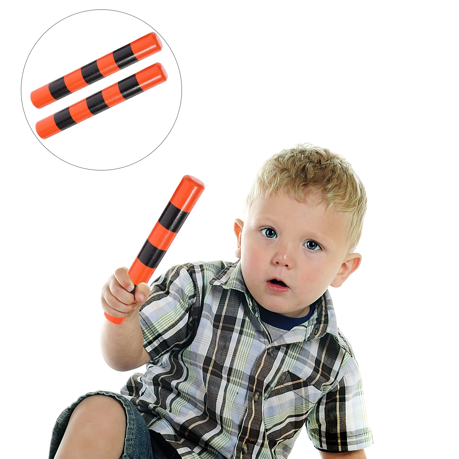 1 Pair Wooden Rhythm Sticks Kids Percussion Instrument Sturdy Durable Smooth Surface Safe Design Black Orange Striped Music
1 Pair Wooden Rhythm Sticks Kids Percussion Instrument Sturdy Durable Smooth Surface Safe Design Black Orange Striped Music