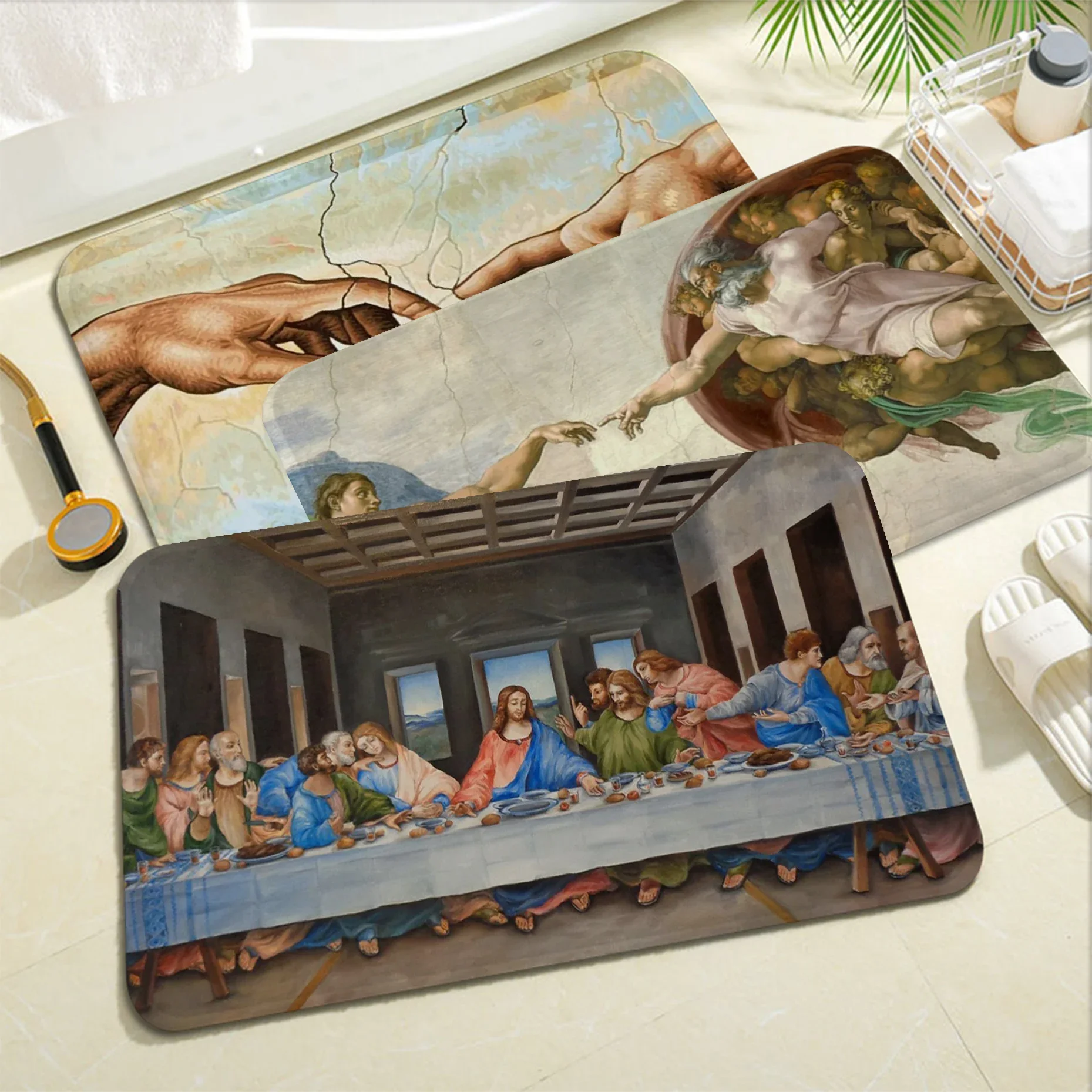 Renaissance art Painting Floor Mat Bath Mat Nordic Style Home Doormat Bathroom-Toilet Mats Bedroom Welcome Doormat
Renaissance art Painting Floor Mat Bath Mat Nordic Style Home Doormat Bathroom-Toilet Mats Bedroom Welcome Doormat