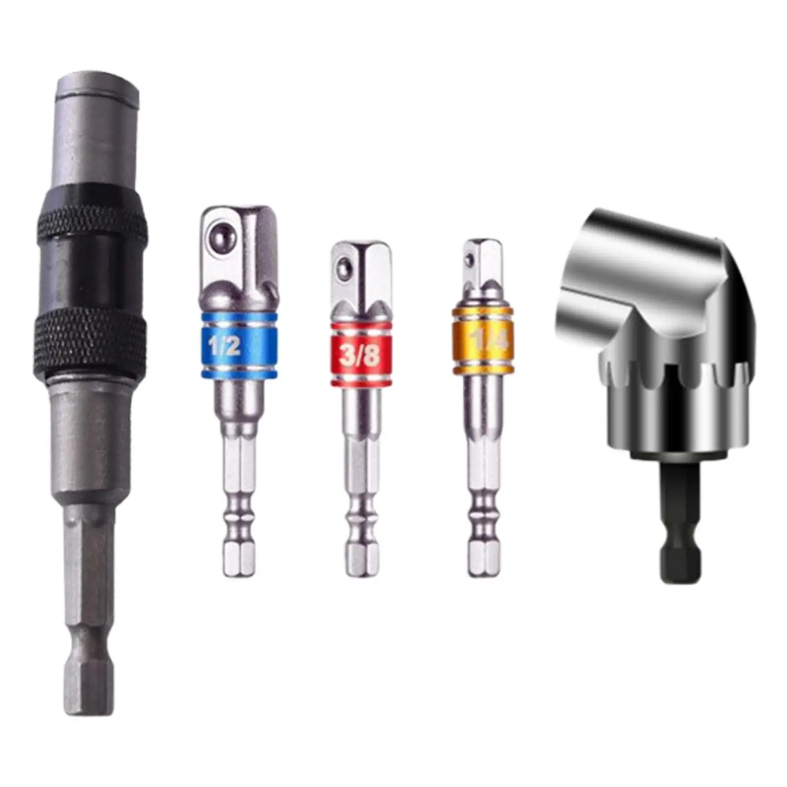 Pivoting Holder, Screw Drill Tip 1/4″ Hex Shank, for Tight or Corners, 20° Rotation Mode 1/ 4'' 3/ 8'' / 2'' Drive Set
Pivoting Holder, Screw Drill Tip 1/4″ Hex Shank, for Tight or Corners, 20° Rotation Mode 1/ 4'' 3/ 8'' / 2'' Drive Set