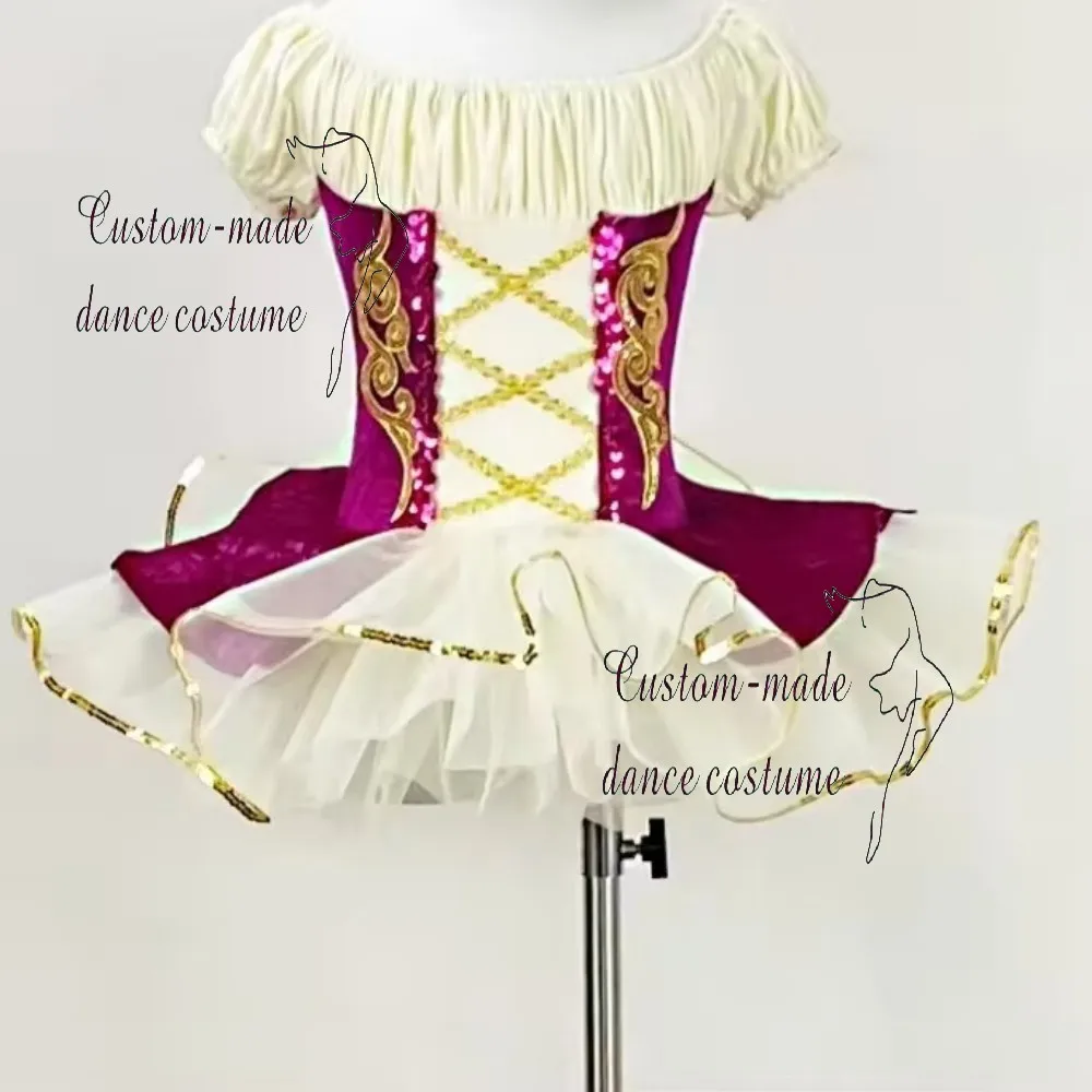 New Children's Girls' Ballet Dress for Stage Performances, Modern Dance Costume, Puffy Tulle Skirt, Short Skirt
New Children's Girls' Ballet Dress for Stage Performances, Modern Dance Costume, Puffy Tulle Skirt, Short Skirt
