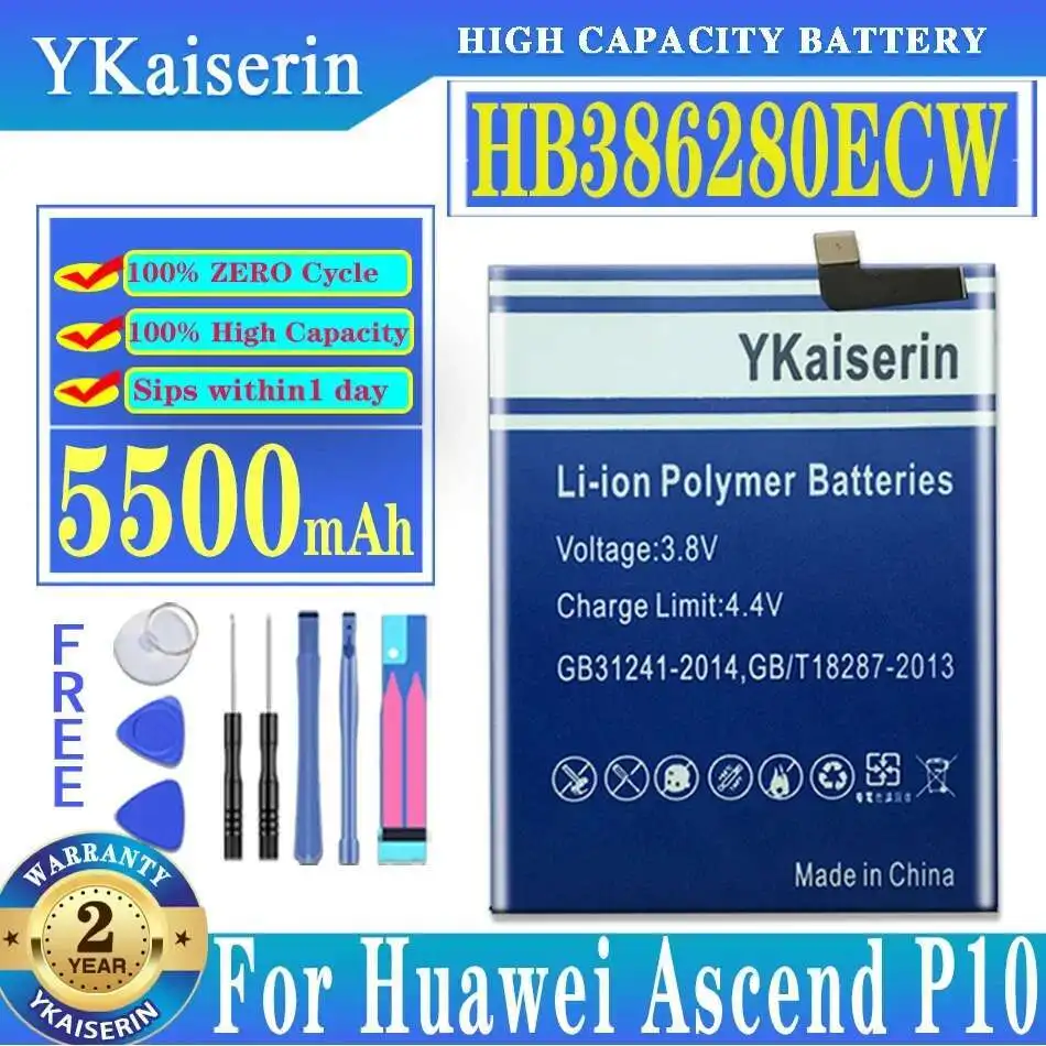 HB386280ECW 5500 мАч для Huawei Ascend P10 Honor 9 Stf-L09 Stf-AL10 Аккумулятор для мобильного телефона с быстрой зарядкой
HB386280ECW 5500 мАч для Huawei Ascend P10 Honor 9 Stf-L09 Stf-AL10 Аккумулятор для мобильного телефона с быстрой зарядкой