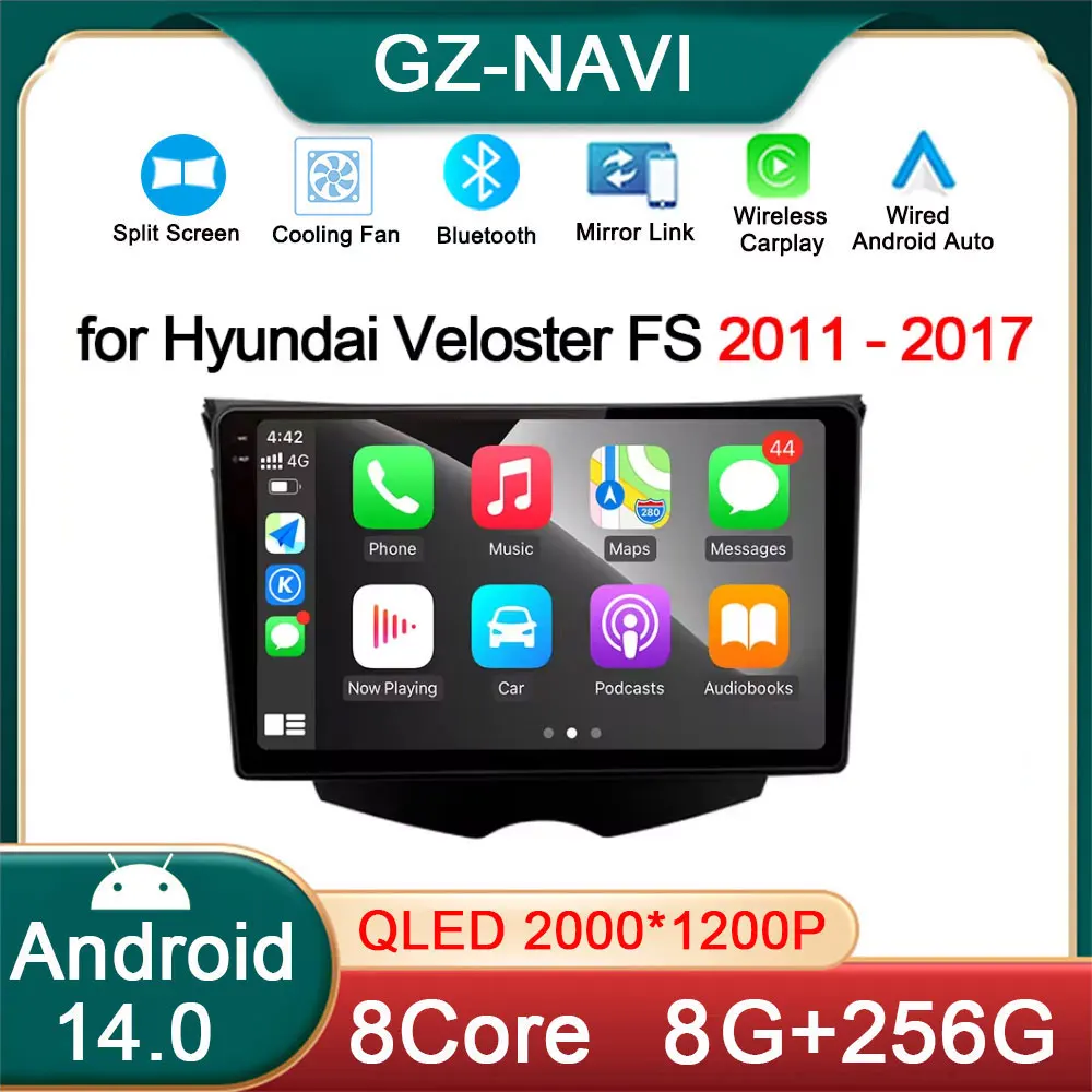 Car Multimedia Radio Player Android 14 for Hyundai Veloster FS 2011 - 2017 GPS Navigation WIFI 4G SIM Wireless Carplay
Car Multimedia Radio Player Android 14 for Hyundai Veloster FS 2011 - 2017 GPS Navigation WIFI 4G SIM Wireless Carplay