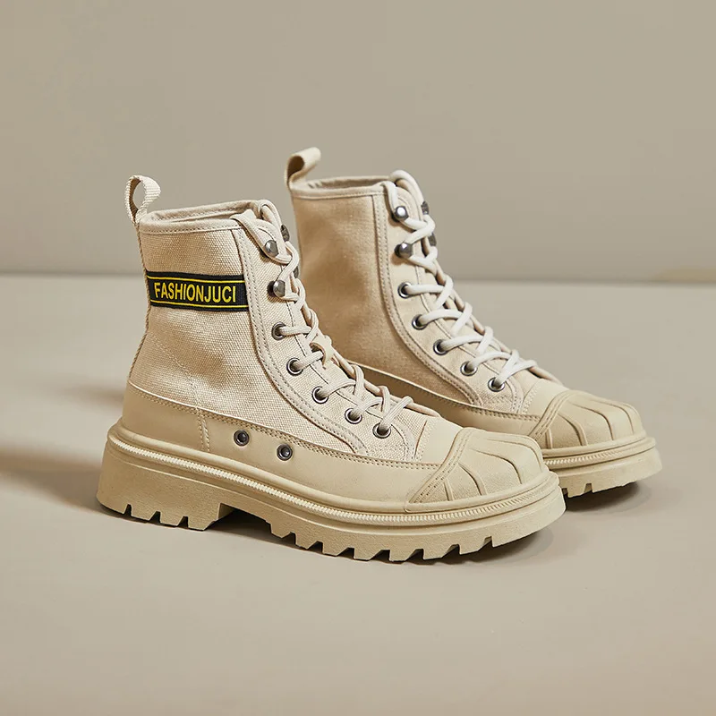 Women's Boot for Autumn 2023 New In Canvas Hiking Shoes Trend Lace-up Platform Ankle Cowgirl Boots Female Casual Sports Footwear
Women's Boot for Autumn 2023 New In Canvas Hiking Shoes Trend Lace-up Platform Ankle Cowgirl Boots Female Casual Sports Footwear