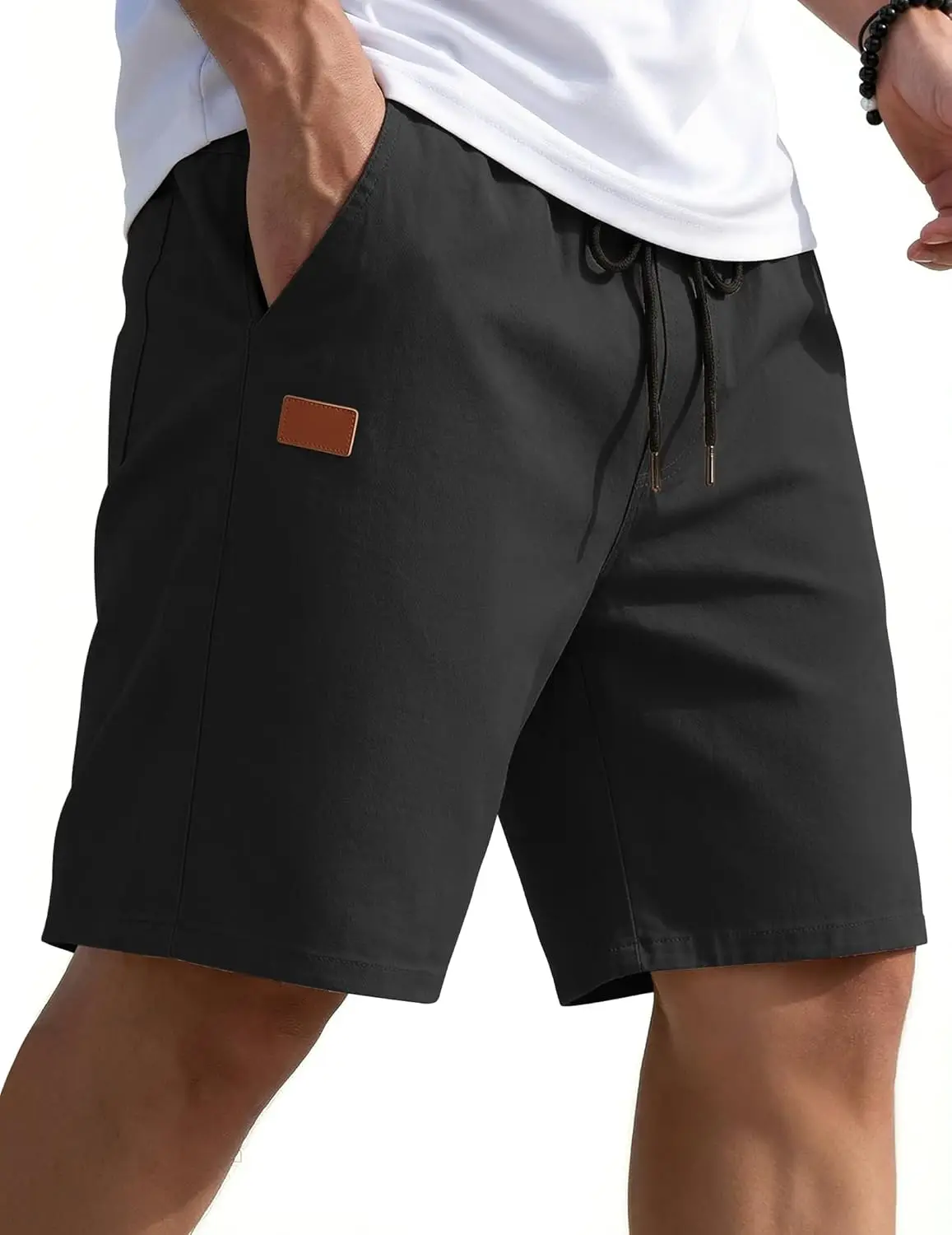Mens Casual Shorts 9' CCotton Shorts Summer Beach Drawstring Shorts with Pockets
Mens Casual Shorts 9' CCotton Shorts Summer Beach Drawstring Shorts with Pockets