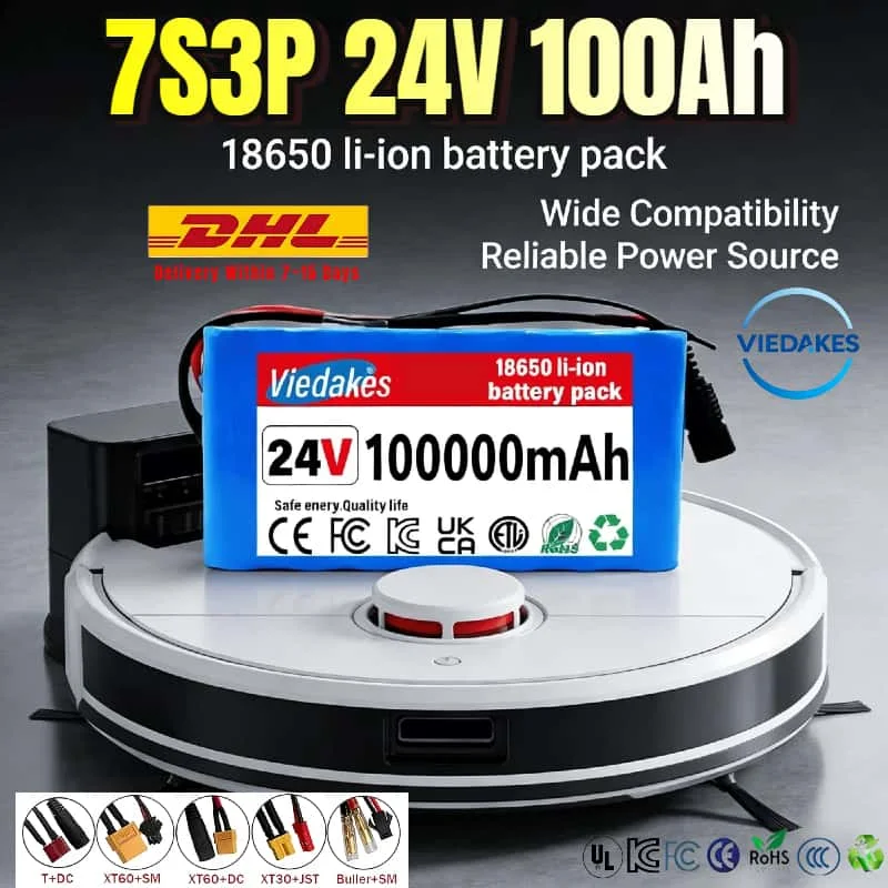 24V 7S3P 18650 Lithium Battery 100Ah Rechargeable Power Pack for Medical Ventilators Reliable Backup Power High Safety Standards
24V 7S3P 18650 Lithium Battery 100Ah Rechargeable Power Pack for Medical Ventilators Reliable Backup Power High Safety Standards