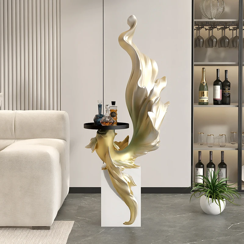 Light luxury atmosphere Koi living room floor ornament coffee table home accessories TV cabinet sofa opening housewarming gift
Light luxury atmosphere Koi living room floor ornament coffee table home accessories TV cabinet sofa opening housewarming gift