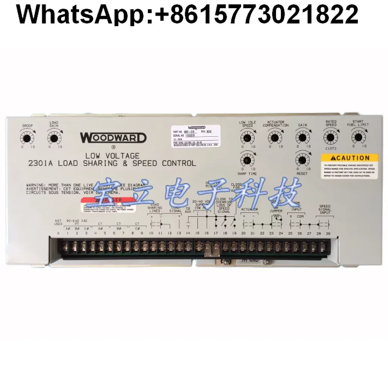 WOODWARD 9907-018 Generator Set Governor Controller 2301A Control Synchronization Board
WOODWARD 9907-018 Generator Set Governor Controller 2301A Control Synchronization Board