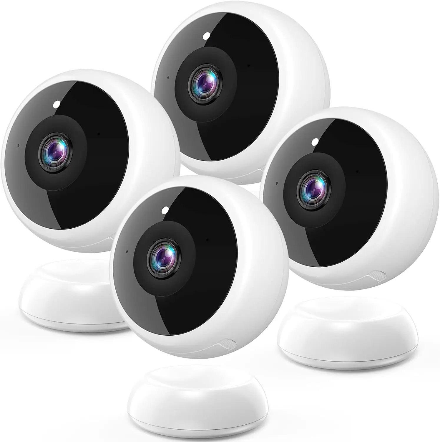 4-Pack Wireless Security Camera 2K AI Motion Detection Battery-Powered Easy Setup 2-Way Audio 110 Wide Angle IR Night Vision
4-Pack Wireless Security Camera 2K AI Motion Detection Battery-Powered Easy Setup 2-Way Audio 110 Wide Angle IR Night Vision