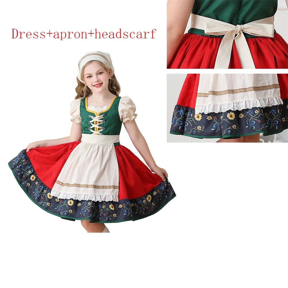 NEW Munich Oktoberfest For Girl Costume Classic Alps Dirndl Gown Cosplay Fancy Party Bavarian Traditional Dress
NEW Munich Oktoberfest For Girl Costume Classic Alps Dirndl Gown Cosplay Fancy Party Bavarian Traditional Dress