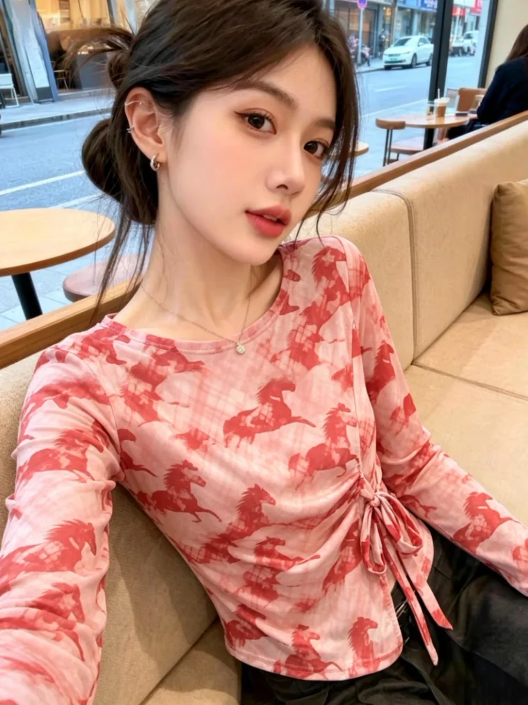 Recommended Self-Keeping Cartoon Print Long Sleeve Mesh T-Shirt Women's Early Spring Irregular Waist Cinching Belted Sunshade...
Recommended Self-Keeping Cartoon Print Long Sleeve Mesh T-Shirt Women's Early Spring Irregular Waist Cinching Belted Sunshade...