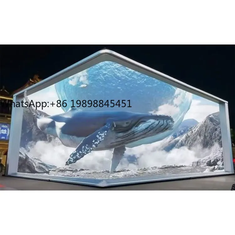 Customized Ultra HD LED Video Wall for Outdoor Advertising Naked Eye 3D Large Screen Display for Shopping Malls IP65 Rated
Customized Ultra HD LED Video Wall for Outdoor Advertising Naked Eye 3D Large Screen Display for Shopping Malls IP65 Rated