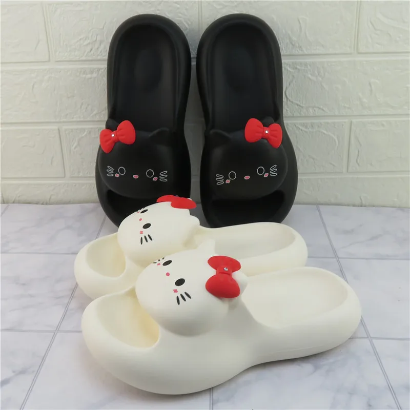 Kawaii Women Hello Kitty Slippers Sanrio 3D Cartoon Cute Eva Cloud Soft Non-Slip Open Toe Slides Summer Comfort Home Beach Shoes
Kawaii Women Hello Kitty Slippers Sanrio 3D Cartoon Cute Eva Cloud Soft Non-Slip Open Toe Slides Summer Comfort Home Beach Shoes
