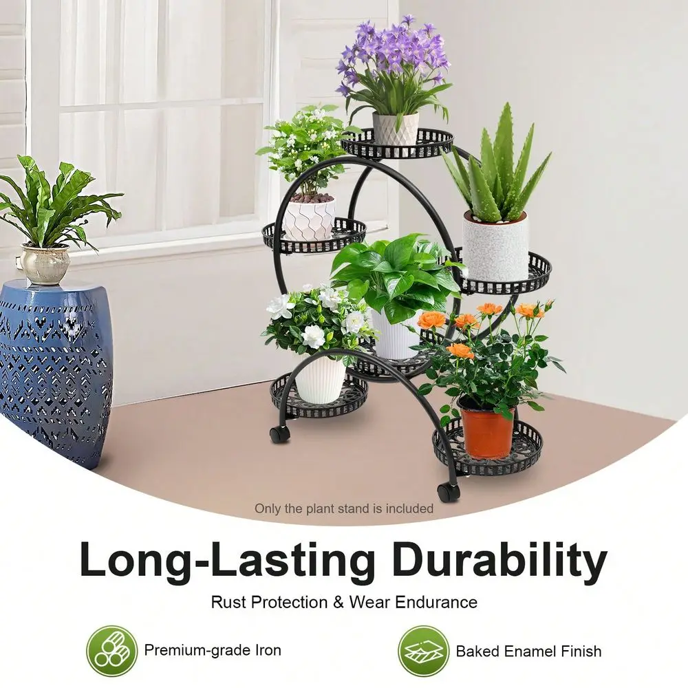 6 Tier Metal Plant Stand Outdoor Indoor Flower Pot Rack Display Shelf Garden US Outdoor Decor
6 Tier Metal Plant Stand Outdoor Indoor Flower Pot Rack Display Shelf Garden US Outdoor Decor