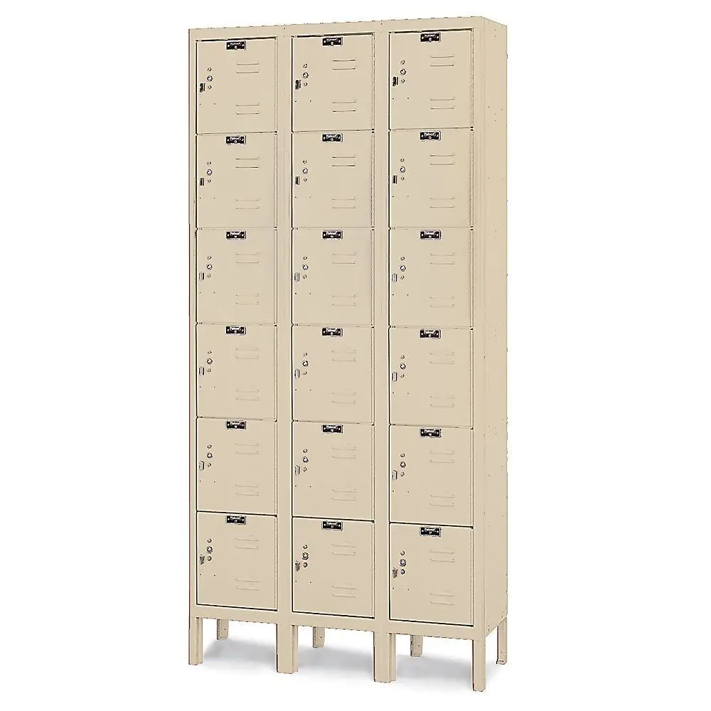 U1228-6PT Premium Locker, 12" Width x 12" Depth x 78" Height, 6-Tier, 1-Wide, Knock-Down, 729 Parchment
U1228-6PT Premium Locker, 12" Width x 12" Depth x 78" Height, 6-Tier, 1-Wide, Knock-Down, 729 Parchment