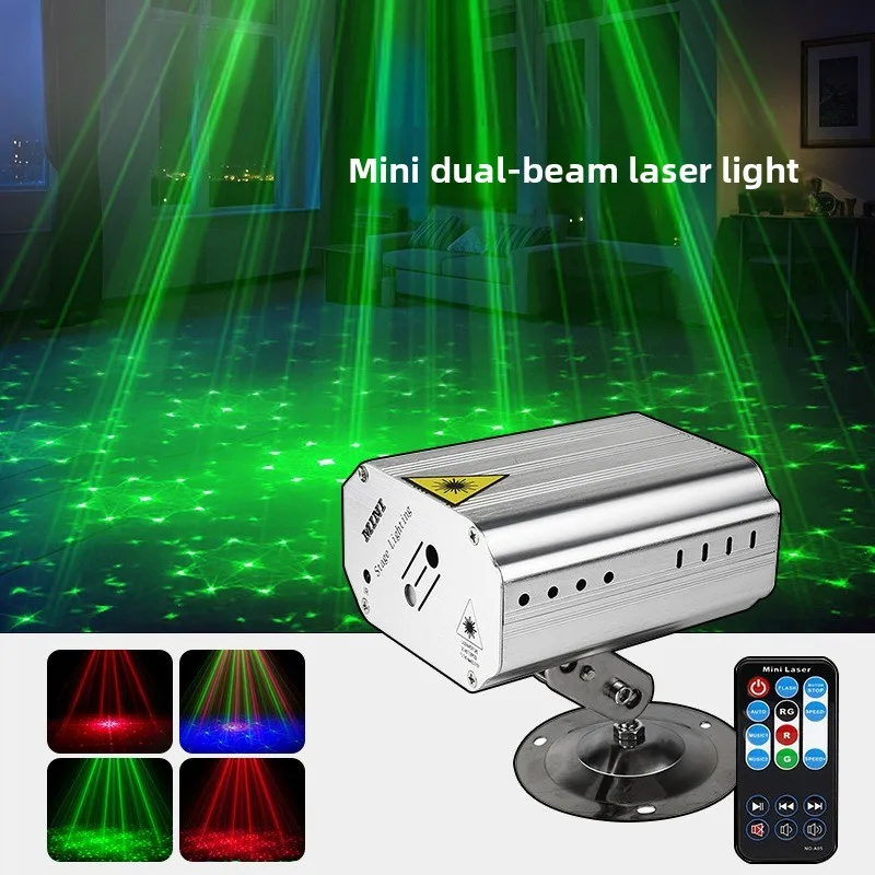 Remote control mini KTV laser light colorful stage laser light
Remote control mini KTV laser light colorful stage laser light