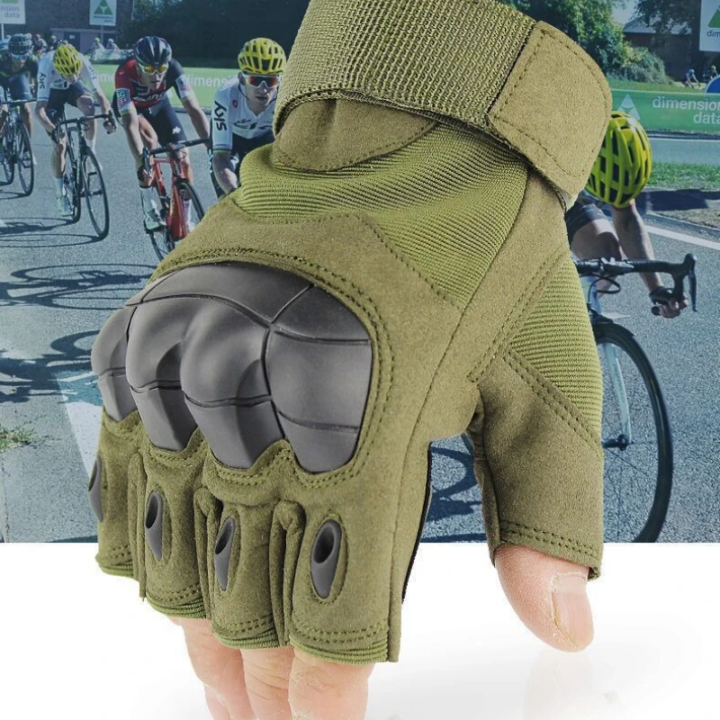 Outdoor Half-finger Tactical Gloves Motorcycle Bicycle Riding Mountaineering Fitness Non-slip Protective Gloves
Outdoor Half-finger Tactical Gloves Motorcycle Bicycle Riding Mountaineering Fitness Non-slip Protective Gloves