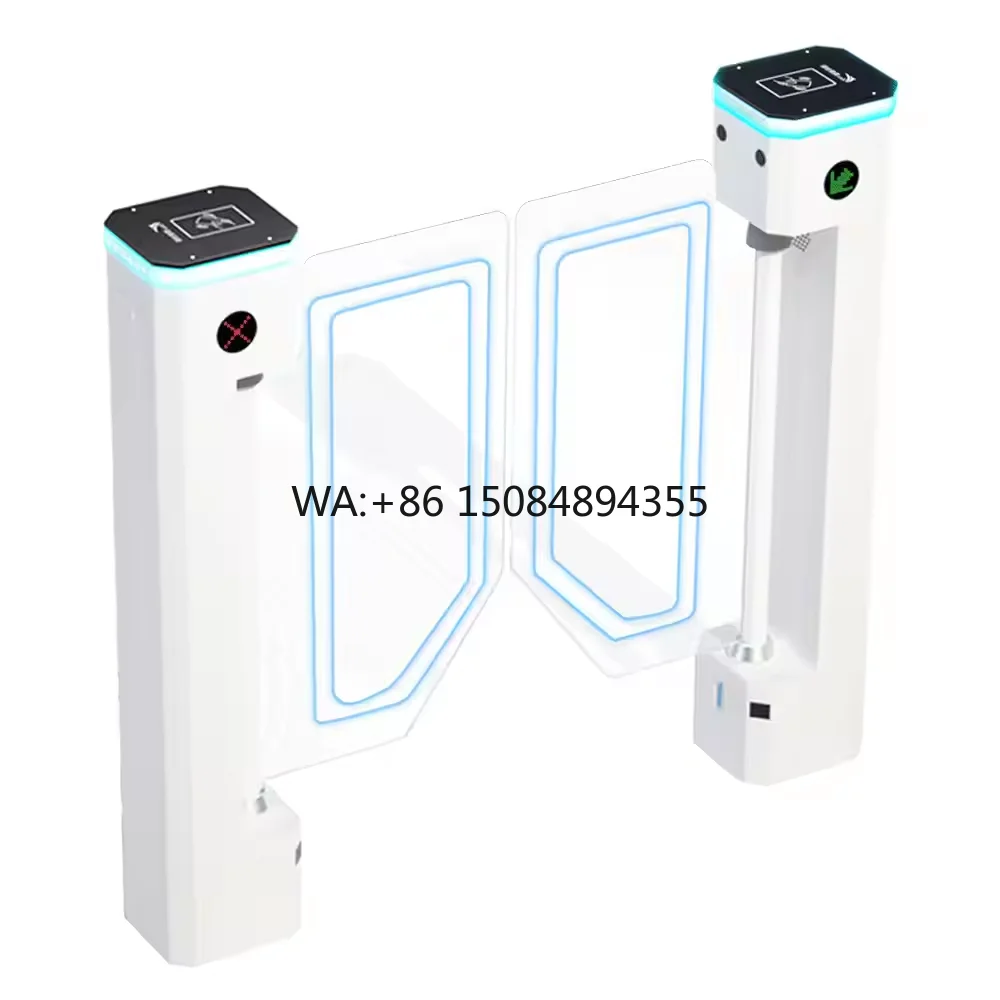 Swing Barrier Turnstile Gate High Security Face Recognition Access Control CE Certified Pedestrian Entrance for Gyms
Swing Barrier Turnstile Gate High Security Face Recognition Access Control CE Certified Pedestrian Entrance for Gyms