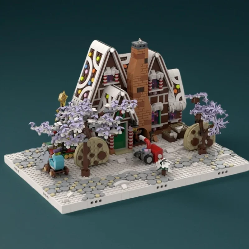 675PCS MOC Street View Winter Village Display Gingerbread House Model Custom Building Blocks Architecture DIY Assembly Gift Set
675PCS MOC Street View Winter Village Display Gingerbread House Model Custom Building Blocks Architecture DIY Assembly Gift Set