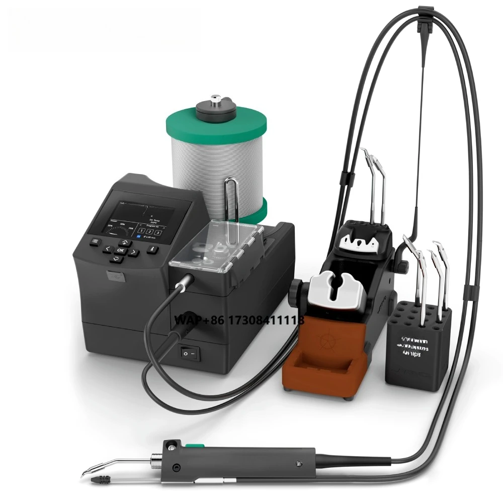 Original Soldering Tools ALE-210VA Tin Automatic-Feed Soldering Iron Station With C250 Tips for High Productivity Processes
Original Soldering Tools ALE-210VA Tin Automatic-Feed Soldering Iron Station With C250 Tips for High Productivity Processes