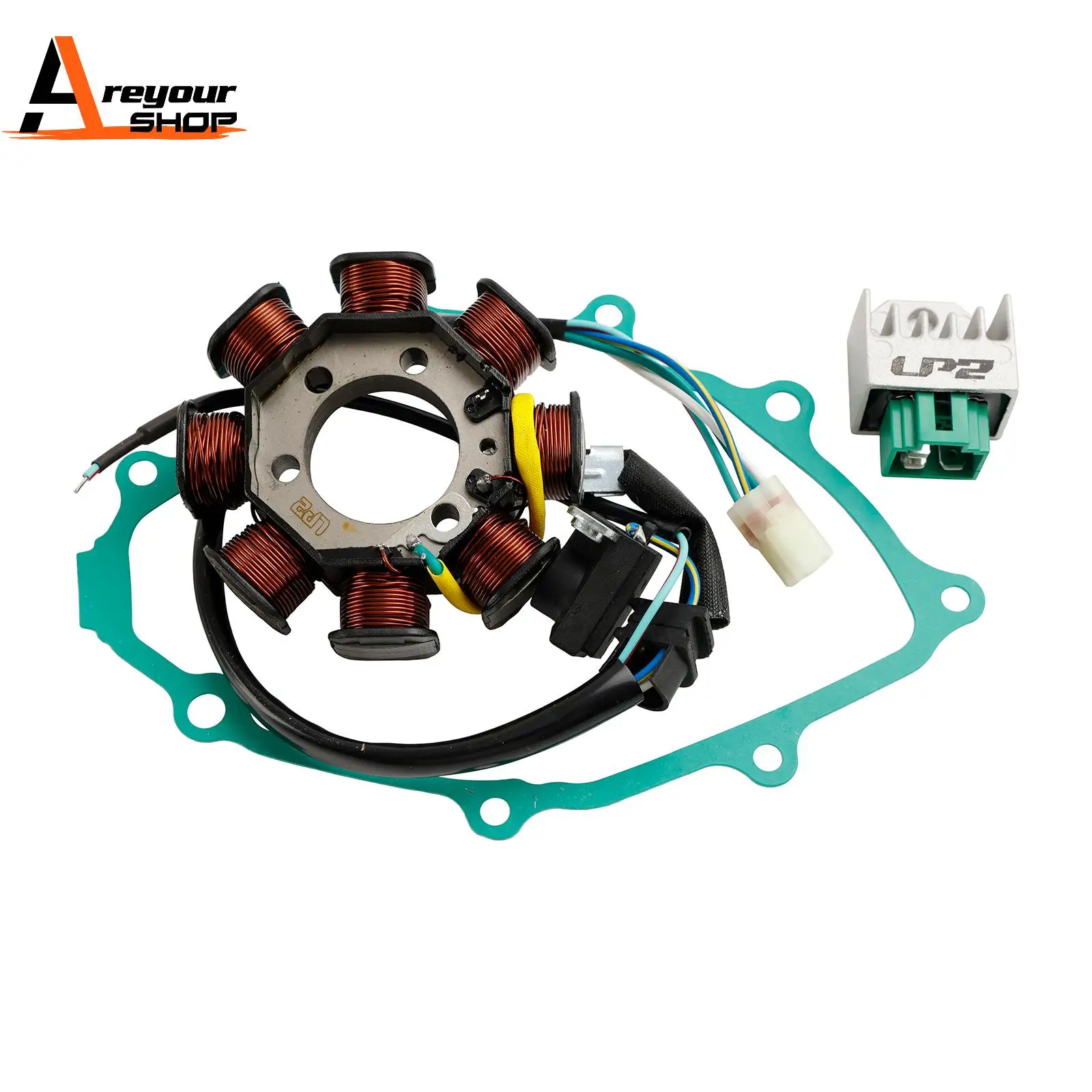Generator Stator Regulator & Gasket for Honda CRF 125F CRF125 FB 2014 2015 2016 2017 2018
Generator Stator Regulator & Gasket for Honda CRF 125F CRF125 FB 2014 2015 2016 2017 2018