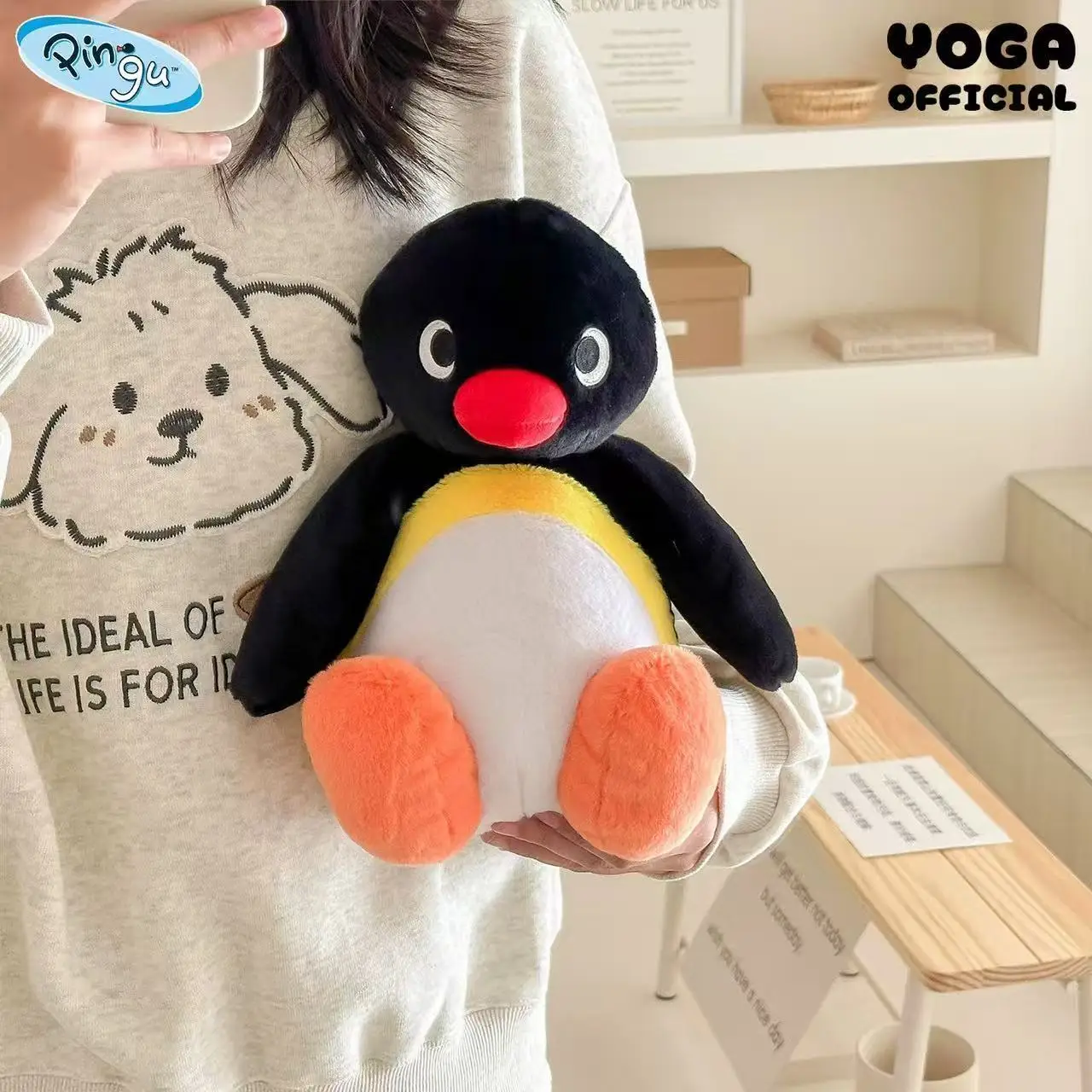 Girls Holiday Healing Portable Accessory Charm | Youmai Genuine Pingu Series | 30cm Classic Sitting‑posture Penguin Plush Doll
Girls Holiday Healing Portable Accessory Charm | Youmai Genuine Pingu Series | 30cm Classic Sitting‑posture Penguin Plush Doll