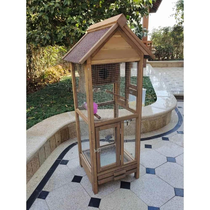 Outdoor Budgerigar Bird Cage Large Wooden Bird Cage Myna Myna Thrush Mystic Phoenix Peony Embroidered Eye Breeding Cage
Outdoor Budgerigar Bird Cage Large Wooden Bird Cage Myna Myna Thrush Mystic Phoenix Peony Embroidered Eye Breeding Cage