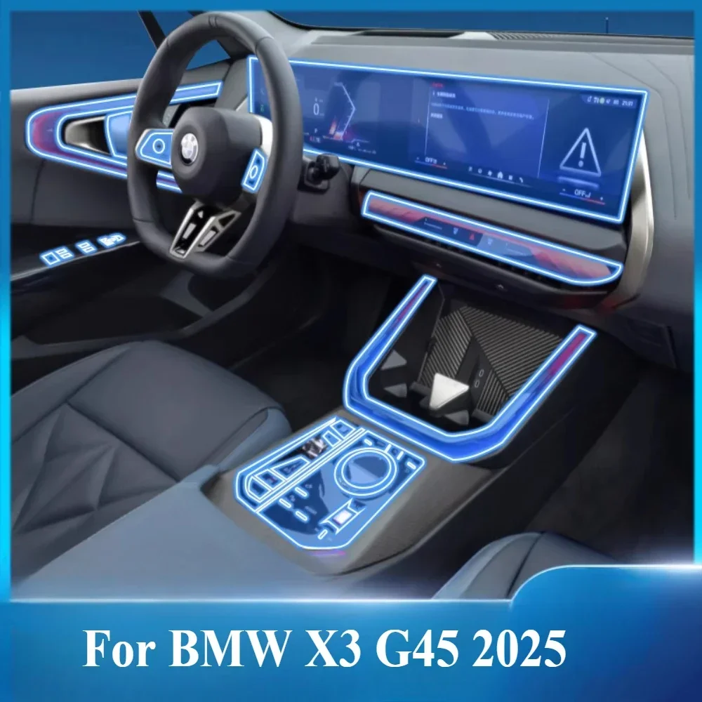 For BMW X3 G45 2025 Interior Film Transparent TPU Gear Panel GPS Navigation Center Console PPF Protection Sticker Accessories
For BMW X3 G45 2025 Interior Film Transparent TPU Gear Panel GPS Navigation Center Console PPF Protection Sticker Accessories
