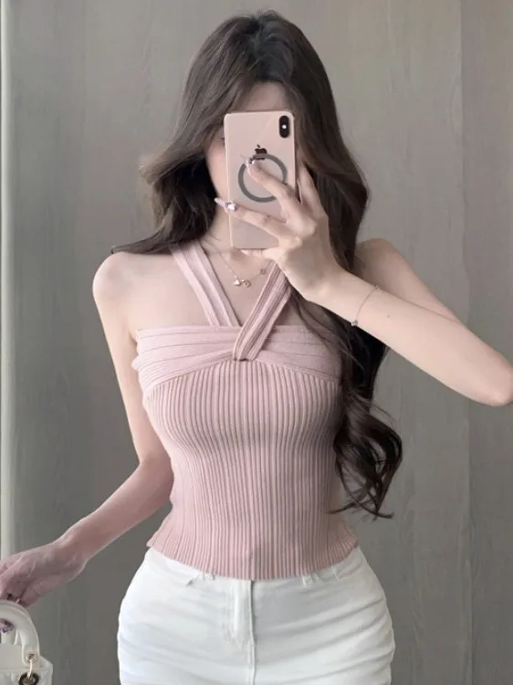 Трикотажный топ Dongda Gate Sweet Dr Pink, универсальный, с открытыми плечами, облегающий, сексуальный, для повседневной носки
Трикотажный топ Dongda Gate Sweet Dr Pink, универсальный, с открытыми плечами, облегающий, сексуальный, для повседневной носки