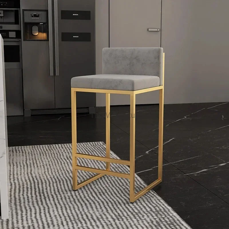 Nordic Iron Bar Chairs Simple Luxury Home Kitchen Bar Stools Creative Golden Hotel Stool Front Desk High Household Chairs A B
Nordic Iron Bar Chairs Simple Luxury Home Kitchen Bar Stools Creative Golden Hotel Stool Front Desk High Household Chairs A B