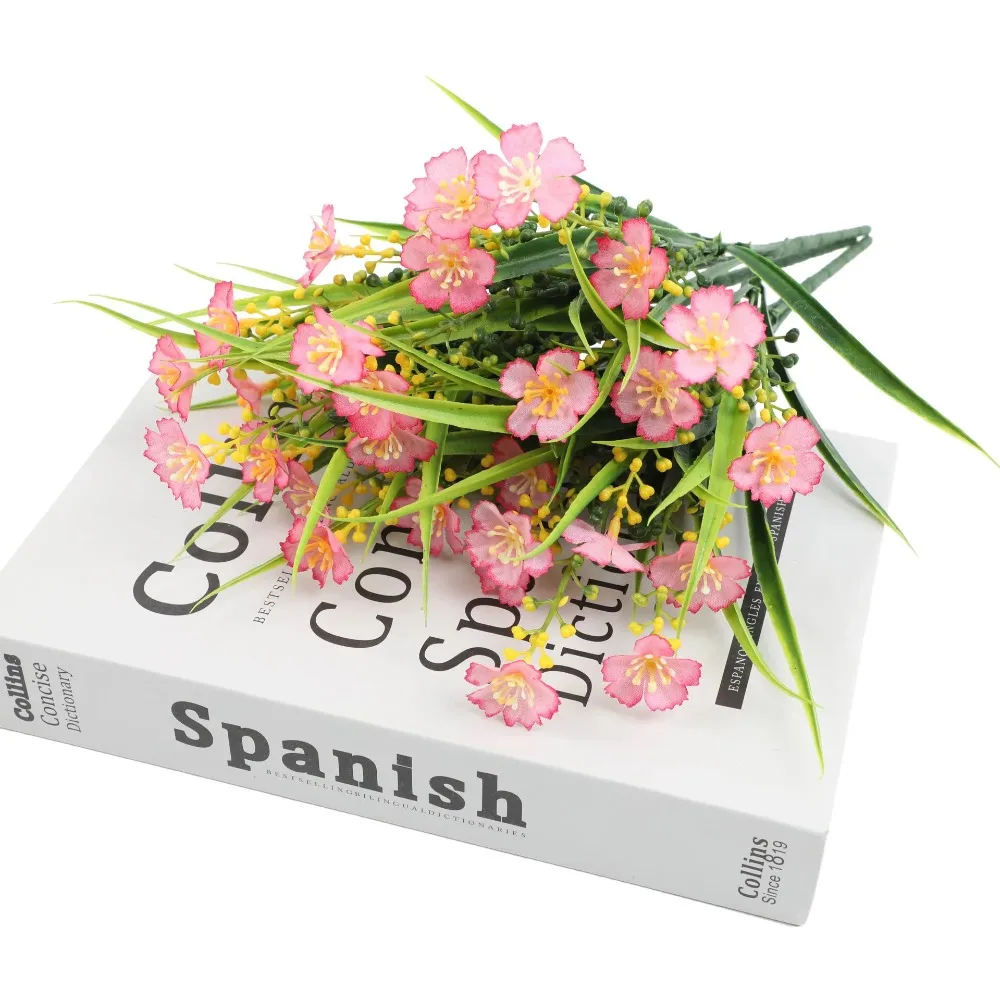 Artificial Simulated Water Grass Daisy Flowers Plastic Spring Decor Vivid Violet Silk Print for Home Wedding Party Decorations
Artificial Simulated Water Grass Daisy Flowers Plastic Spring Decor Vivid Violet Silk Print for Home Wedding Party Decorations