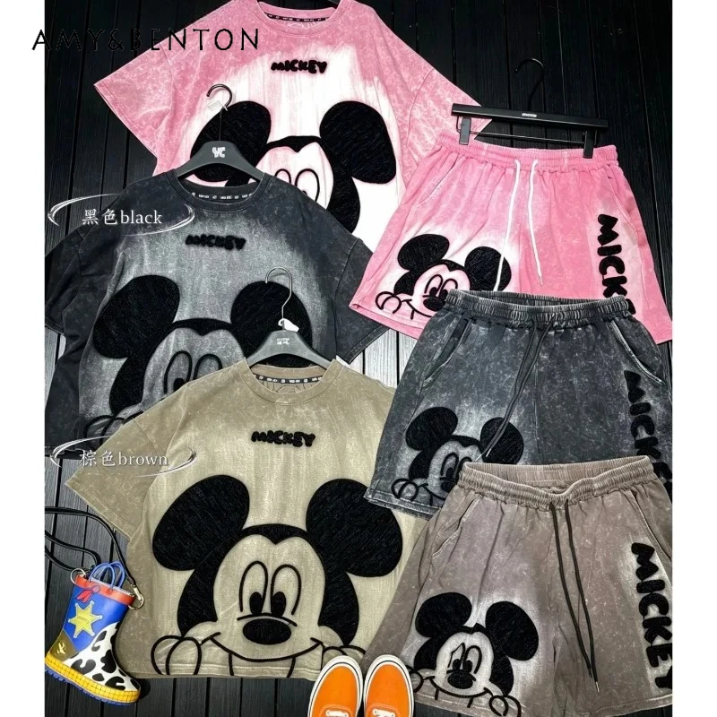 Women's Oversized 2 Piece Outfit Oversized Loose Tshirts & Shorts Set Streetwear Kawaii Casual Short Sleeves Top Short Pant Suit
Women's Oversized 2 Piece Outfit Oversized Loose Tshirts & Shorts Set Streetwear Kawaii Casual Short Sleeves Top Short Pant Suit