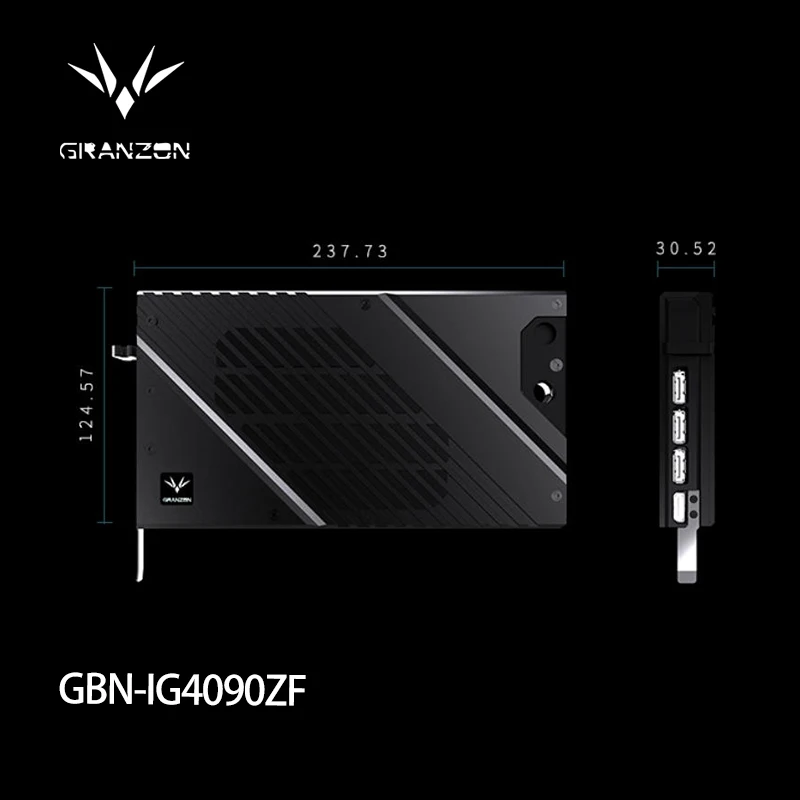 Водоблок Granzon для видеокарты Colorful GeForce RTX 4090 Battle AX / Медный охлаждающий радиатор / Защита от коррозии GBN-IG4090ZF
Водоблок Granzon для видеокарты Colorful GeForce RTX 4090 Battle AX / Медный охлаждающий радиатор / Защита от коррозии GBN-IG4090ZF