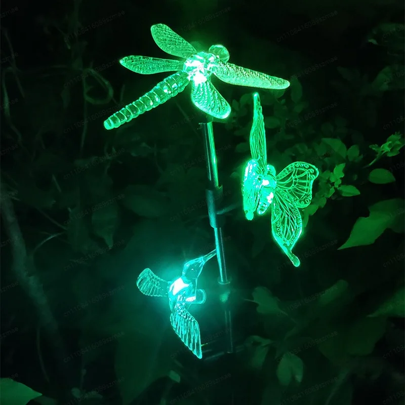 Solar Stake Light Butterfly Dragonfly Bird Iron Art 3 Branches LED Waterproof Outdoor Lamp for Garden Lawn Patio Yard
Solar Stake Light Butterfly Dragonfly Bird Iron Art 3 Branches LED Waterproof Outdoor Lamp for Garden Lawn Patio Yard
