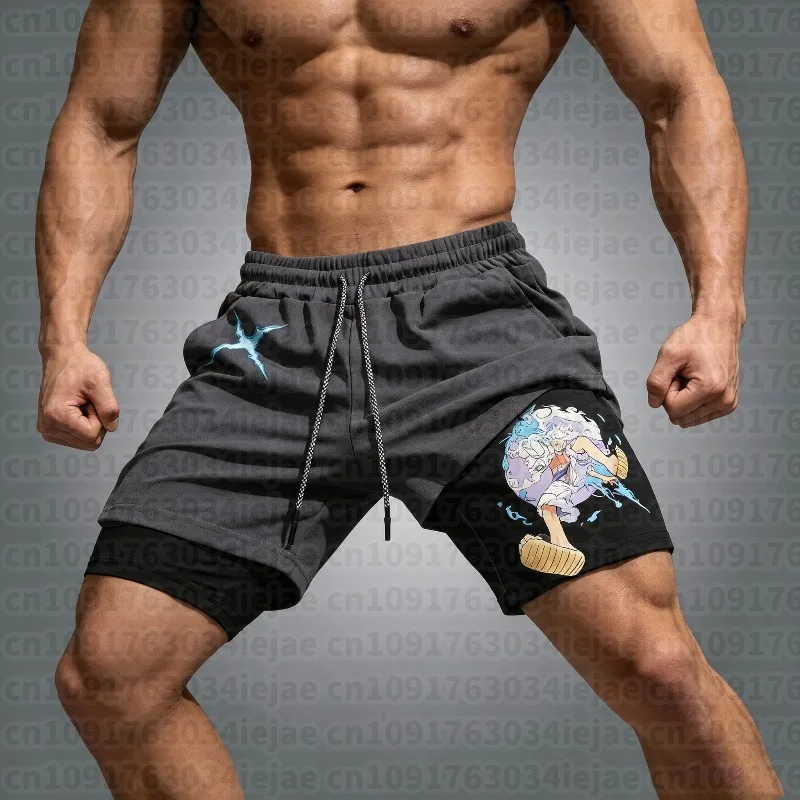2026 Anime Luffy Printed Double Layer Shorts Unisex Summer New Style Swimming Fitness Fast Drying Breathable 2-in-1 Shorts
2026 Anime Luffy Printed Double Layer Shorts Unisex Summer New Style Swimming Fitness Fast Drying Breathable 2-in-1 Shorts