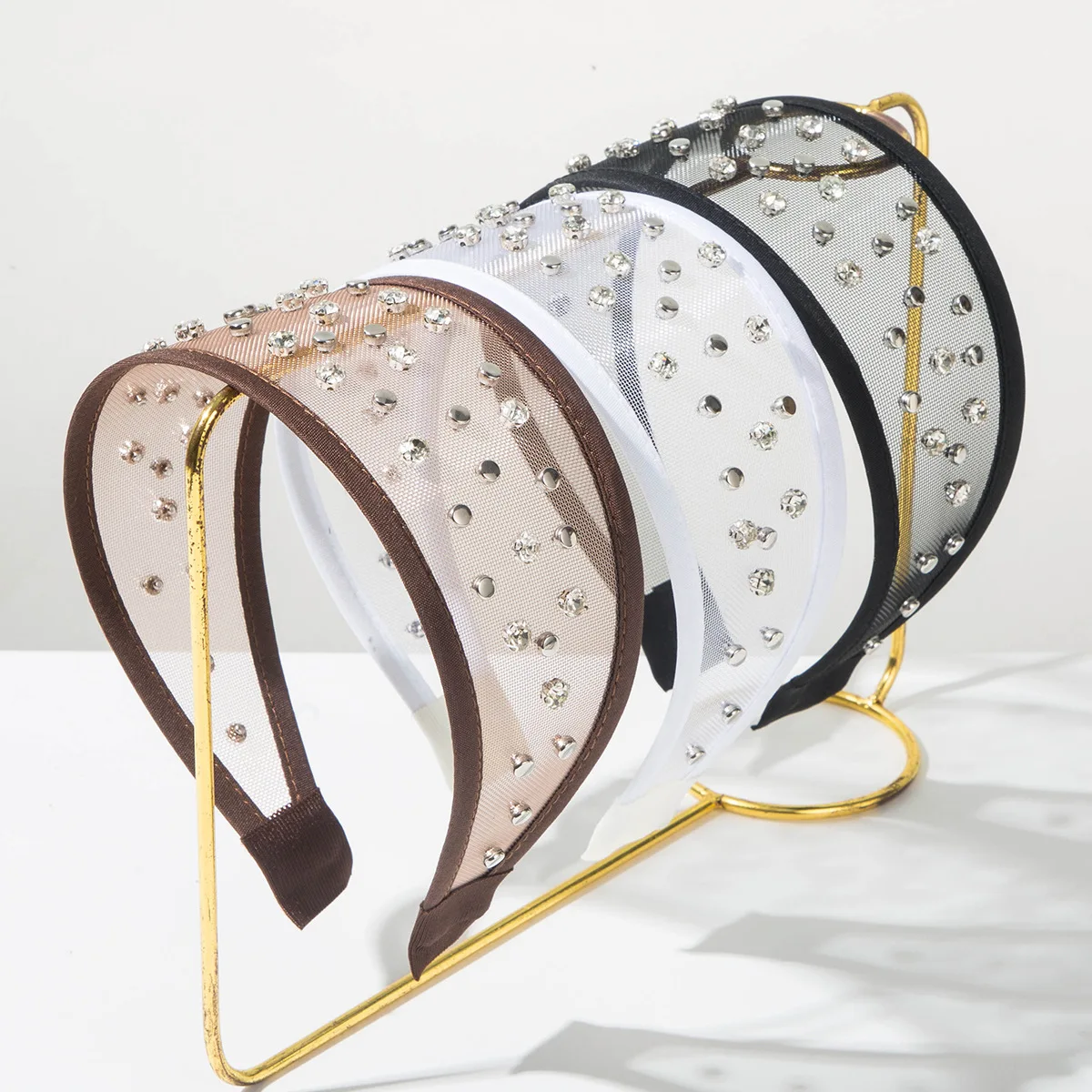 Pearl Headband Korean Fashion Simple Trendy Rivet Mesh Wide Headband for Women High-end Daily Versatile Hair Accessory
Pearl Headband Korean Fashion Simple Trendy Rivet Mesh Wide Headband for Women High-end Daily Versatile Hair Accessory