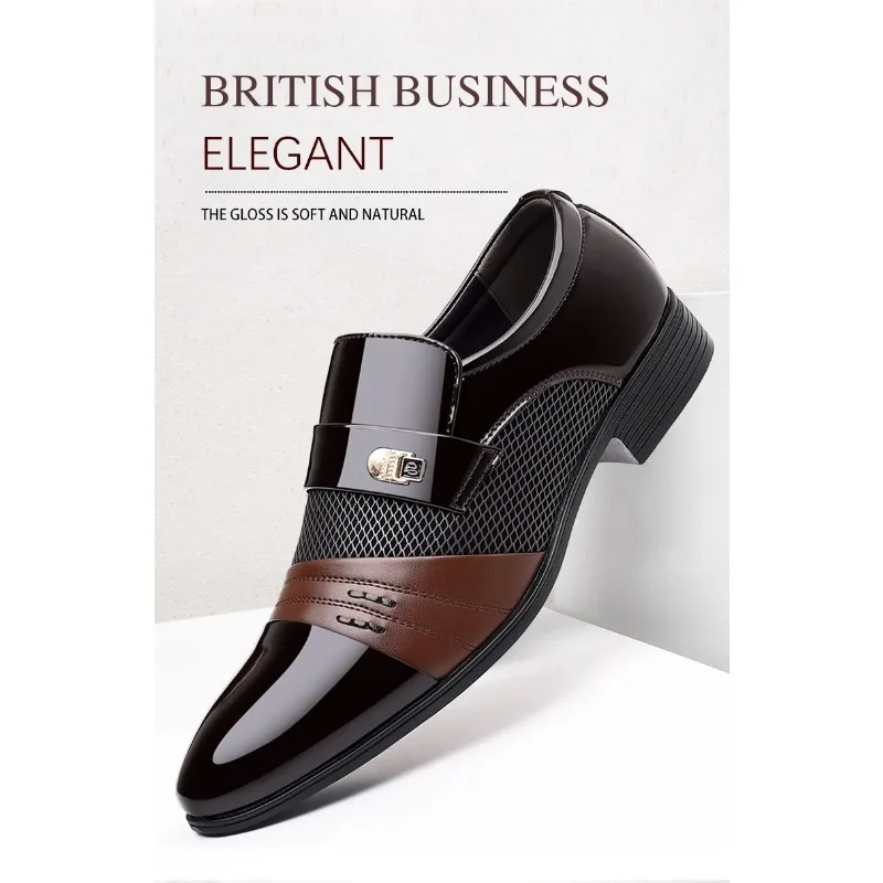 Pointed Toe Dress Shoes for Men Classic Business Men Leather Shoe Social Male Big Size Men's Luxury Lacquer Wedding
Pointed Toe Dress Shoes for Men Classic Business Men Leather Shoe Social Male Big Size Men's Luxury Lacquer Wedding