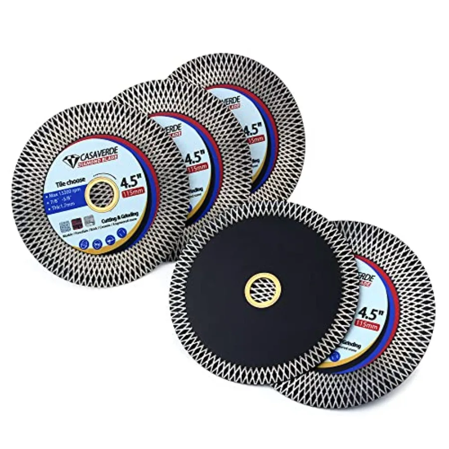 5Pc/Lot 4.5" Super Tile Blade Diamond Cutting Blade for Cutting and Grinding Granite Marble Porcelain Tile
5Pc/Lot 4.5" Super Tile Blade Diamond Cutting Blade for Cutting and Grinding Granite Marble Porcelain Tile