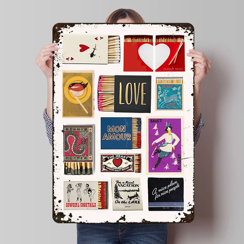 Винтажные плакаты с принтами в стиле Matchbox, индивидуальные ретро-постеры, металлические таблички для декора комнаты и офиса
Винтажные плакаты с принтами в стиле Matchbox, индивидуальные ретро-постеры, металлические таблички для декора комнаты и офиса