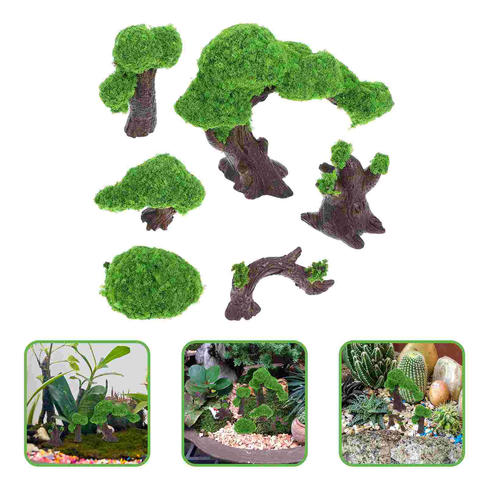 6 Pcs Simulated Green Tree Flowers Artificial Moss Outdoor Plants Glass Maple Diorama Materials for Decoration Betta
6 Pcs Simulated Green Tree Flowers Artificial Moss Outdoor Plants Glass Maple Diorama Materials for Decoration Betta